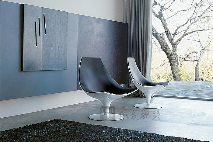 Modern Chair|Leather Leisure Chair|Office Furniture|Pietro Arosio Moon Armchair|��Ƥ�����Σ������Σ���������